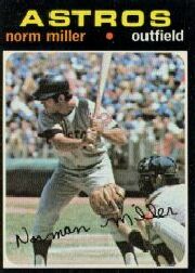 1971 Topps Baseball Cards      018      Norm Miller